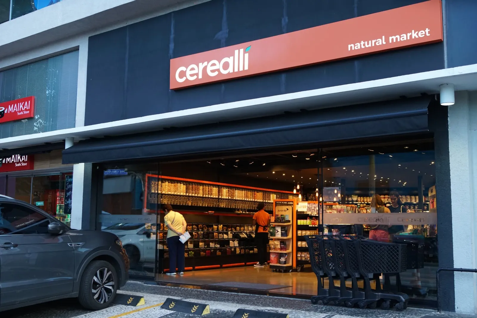 Fachada da Cerealli Natural Market